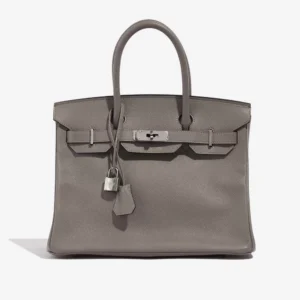Mirror Quality Hermès Replica Birkin 30 Gris Asphalte PHW – DLF