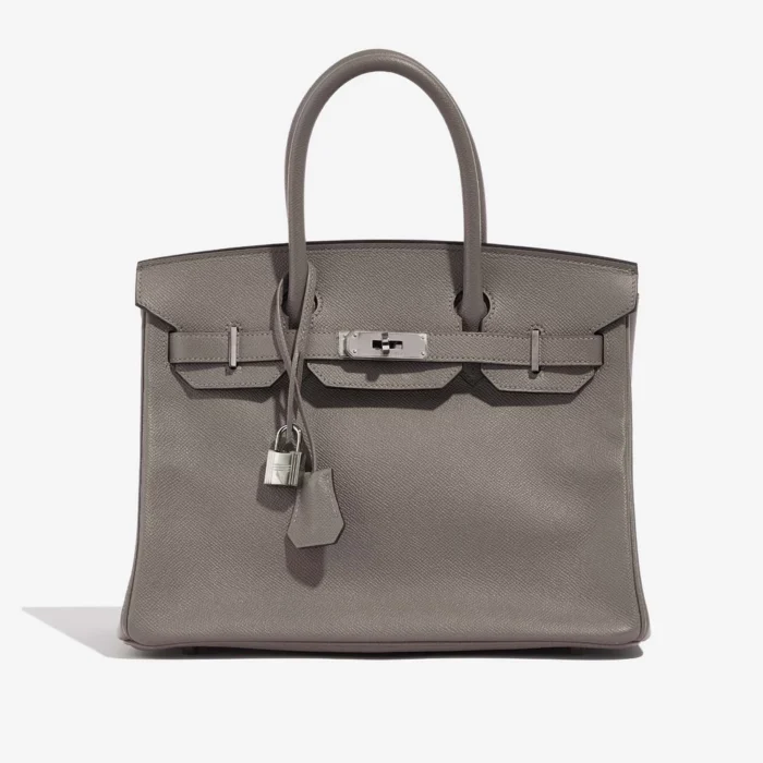 Mirror Quality Hermès Replica Birkin 30 Gris Asphalte PHW – DLF