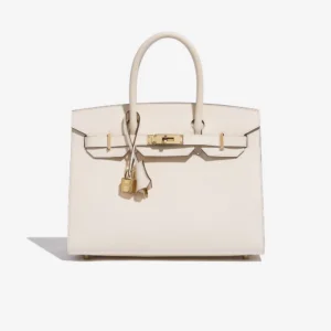 Mirror Quality Hermès Replicas Birkin 30 Epsom Nata GHW - DLF