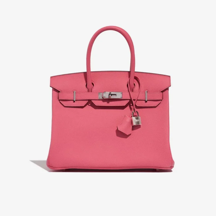 Mirror Quality Hermès Replicas Birkin 30 Epsom Rose Azalee PHW - DLF