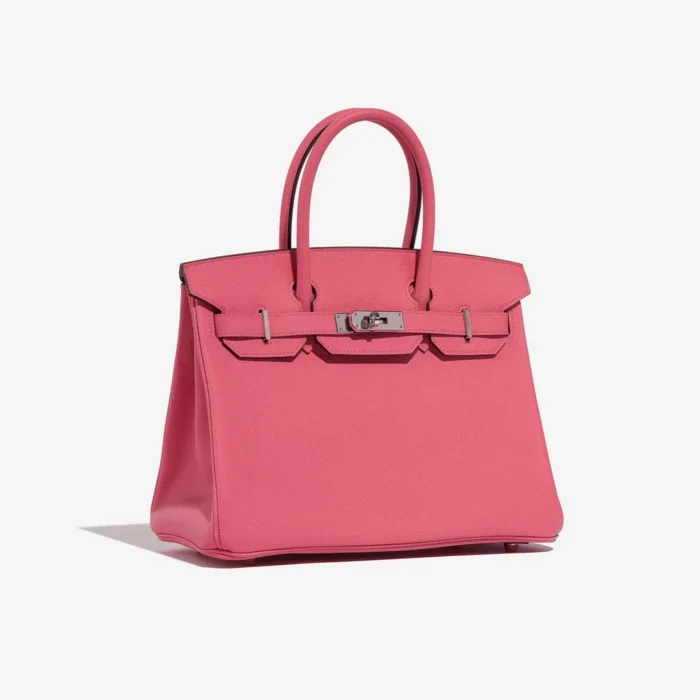 Mirror Quality Hermès Replicas Birkin 30 Epsom Rose Azalee PHW - DLF - Image 4