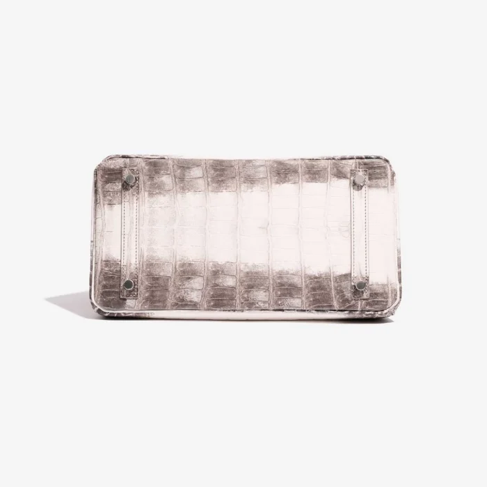 Mirror Quality Hermès Replicas Birkin 30 Matte Alligator Himalaya Blanc PHW - DLF - Image 3