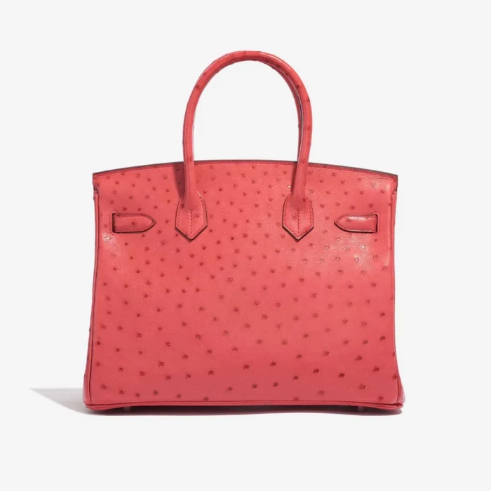 Mirror Quality Hermès Replicas Birkin 30 Ostrich Bougainvillier PHW - DLF - Image 2