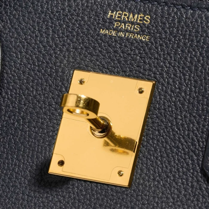 Mirror Quality Hermès Replicas Birkin 30 Togo Bleu Nuit GHW - DLF - Image 6