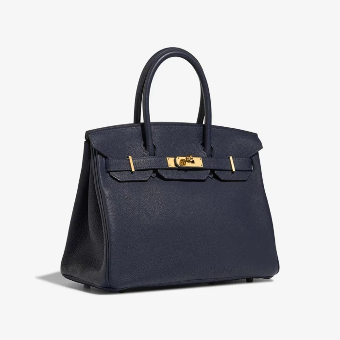 Mirror Quality Hermès Replicas Birkin 30 Togo Bleu Nuit GHW - DLF - Image 4