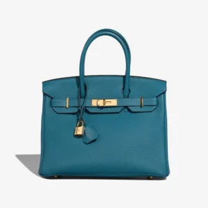 Mirror Quality Hermès Replicas Birkin 30 Togo Cobalt GHW - DLF