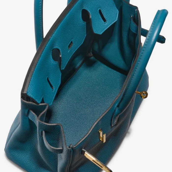 Mirror Quality Hermès Replicas Birkin 30 Togo Cobalt GHW - DLF - Image 5