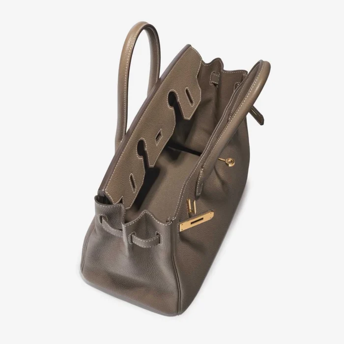 Mirror Quality Hermès Replicas Birkin 30 Togo Etoupe GHW - DLF - Image 5