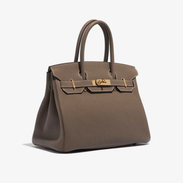 Mirror Quality Hermès Replicas Birkin 30 Togo Etoupe GHW - DLF - Image 4