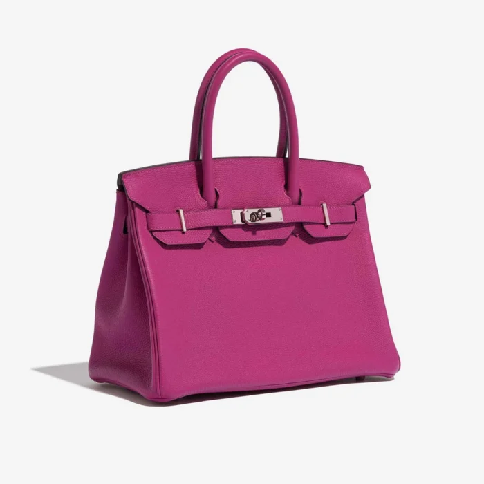 Mirror Quality Hermès Replicas Birkin 30 Togo Rose Pourpre PHW - DLF - Image 4