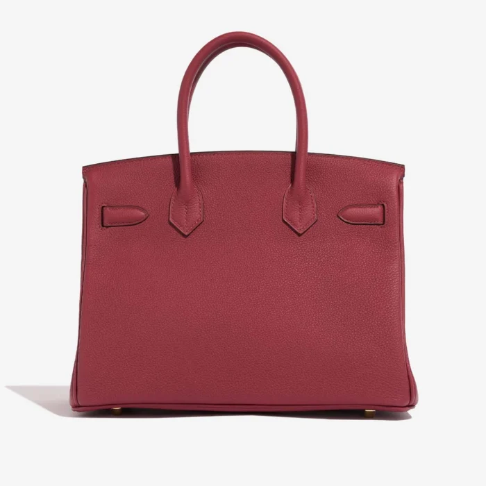 Mirror Quality Hermès Replicas Birkin 30 Togo Rouge Grenat GHW - DLF - Image 2