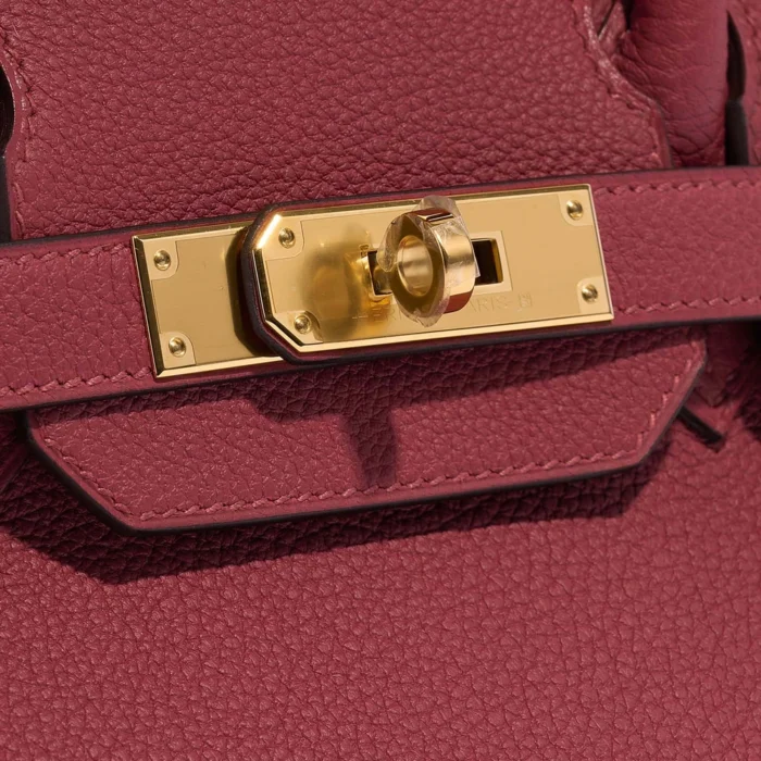 Mirror Quality Hermès Replicas Birkin 30 Togo Rouge Grenat GHW - DLF - Image 6