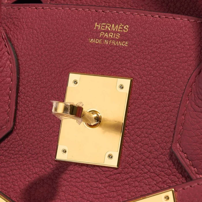 Mirror Quality Hermès Replicas Birkin 30 Togo Rouge Grenat GHW - DLF - Image 5