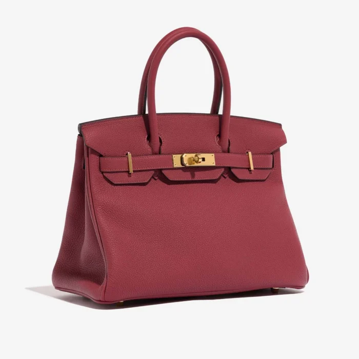 Mirror Quality Hermès Replicas Birkin 30 Togo Rouge Grenat GHW - DLF - Image 4