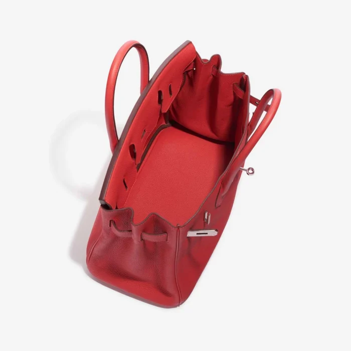 Mirror Quality Hermès Replicas Birkin 30 Togo Rouge Piment PHW - DLF - Image 5