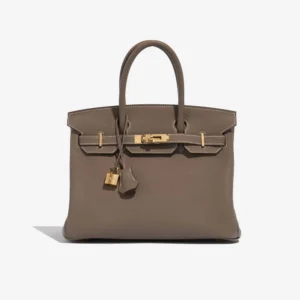 Mirror Quality Hermès Replicas Birkin 30 Togo Etoupe GHW - DLF