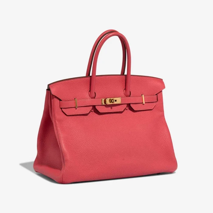 Mirror Quality Hermès Replicas Birkin 35 Clemence Bougainvillier GHW - DLF - Image 4