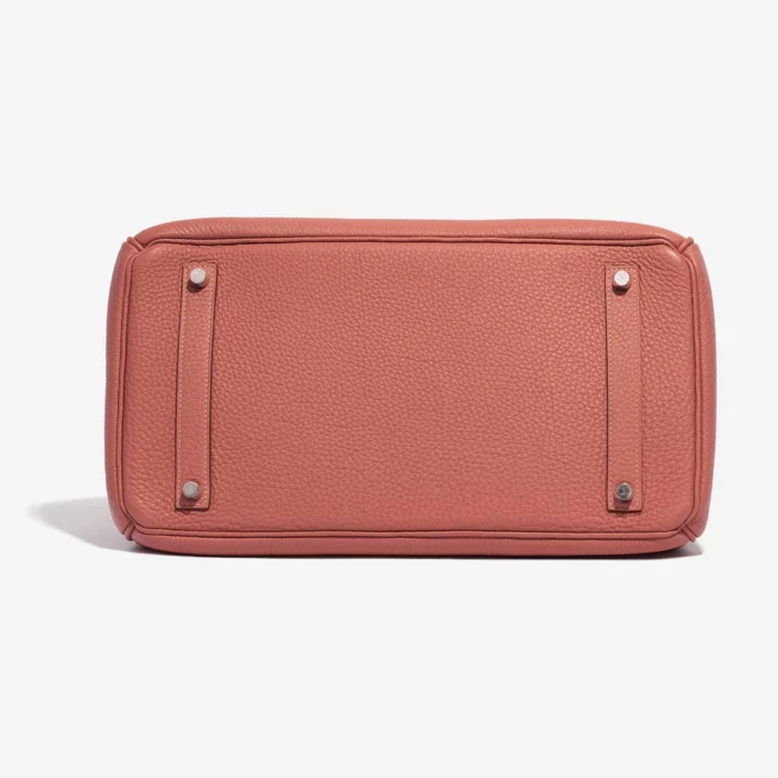 Mirror Quality Hermès Replicas Birkin 35 Clemence Rose Tea PHW - DLF - Image 3
