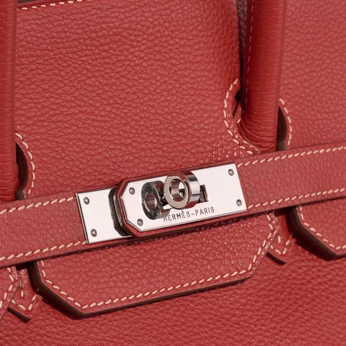 Mirror Quality Hermès Replicas Birkin 35 Retourne Togo Sanguine PHW - DLF - Image 6