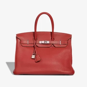 Mirror Quality Hermès Replicas Birkin 35 Retourne Togo Sanguine PHW - DLF
