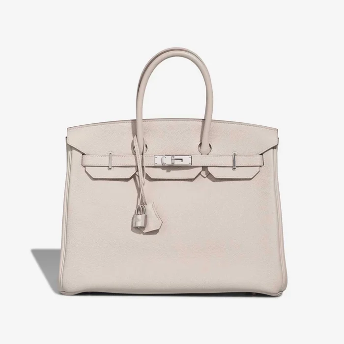Mirror Quality Hermès Replicas Birkin 35 Togo Beton PHW - DLF