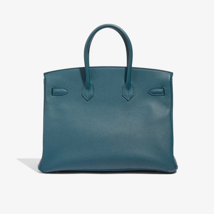 Mirror Quality Hermès Replicas Birkin 35 Togo Blue Colvert GHW - DLF - Image 2