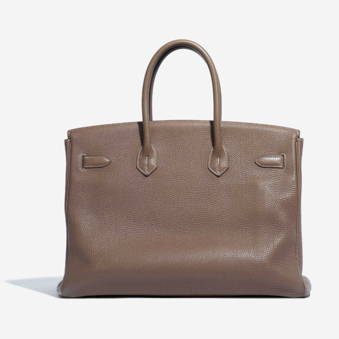 Mirror Quality Hermès Replicas Birkin 35 Togo Etoupe PHW - DLF - Image 2