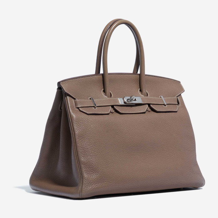 Mirror Quality Hermès Replicas Birkin 35 Togo Etoupe PHW - DLF - Image 4
