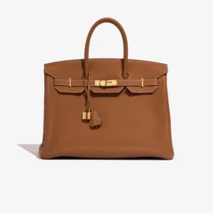 Mirror Quality Hermès Birkin 35 Togo Gold GHW - Direct Luxury Fashion