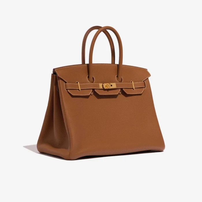 Mirror Quality Hermès Replicas Birkin 35 Togo Gold GHW - DLF - Image 4
