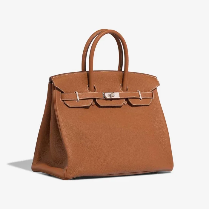 Mirror Quality Hermès Replicas Birkin 35 Togo Gold PHW - DLF - Image 4