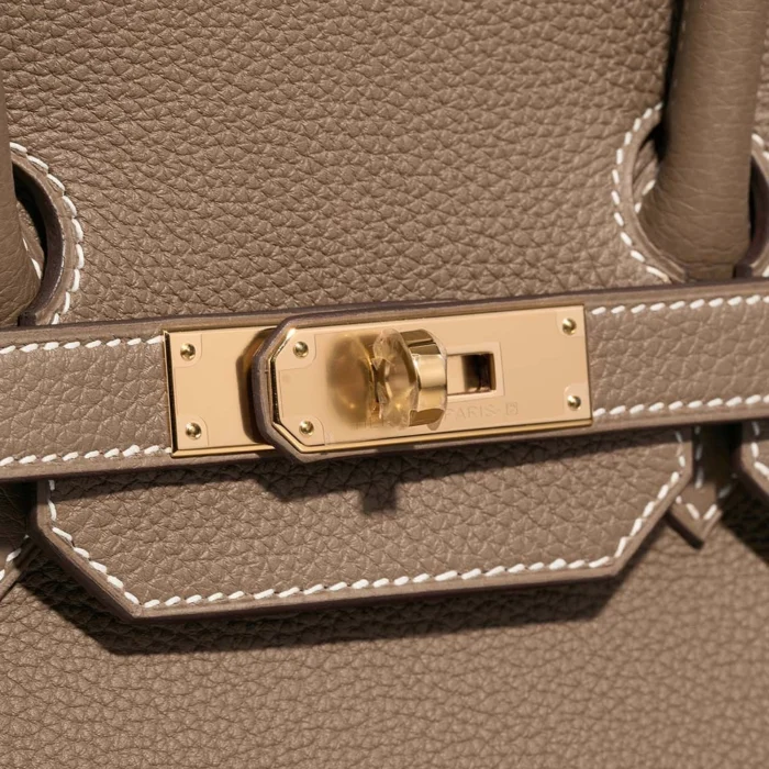 Mirror Quality Hermès Replicas Birkin 35 Togo Gris Tourterelle GHW - DLF - Image 7