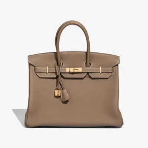Mirror Quality Hermès Replicas Birkin 35 Togo Gris Tourterelle GHW - DLF