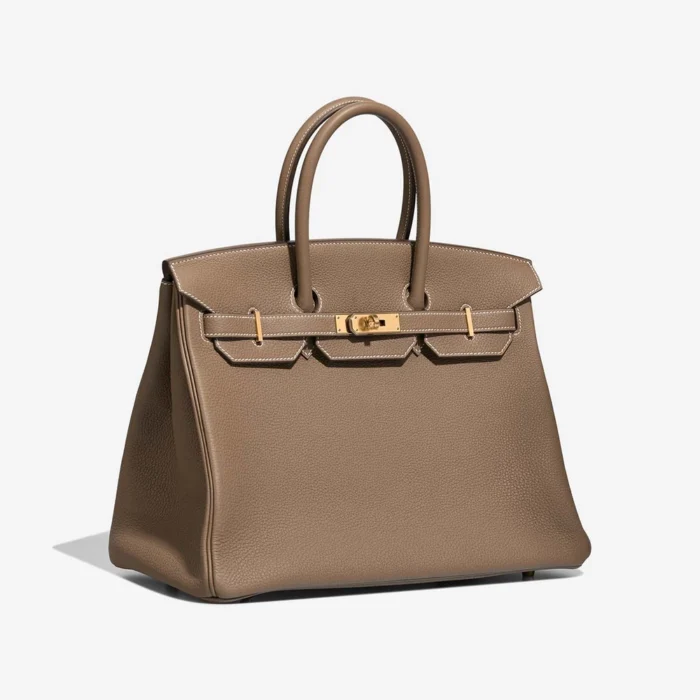 Mirror Quality Hermès Replicas Birkin 35 Togo Gris Tourterelle GHW - DLF - Image 4