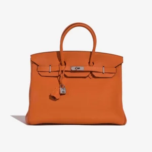 Mirror Quality Hermès Birkin 35 Togo Orange PHW | Replica Bags
