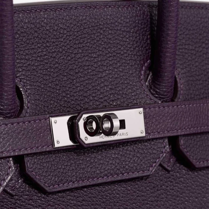 Mirror Quality Hermès Replicas Birkin 35 Togo Raisin PHW - DLF - Image 7