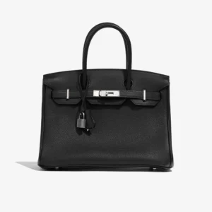 Mirror Quality Hermès Replicas Birkin 3in1 30 Togo/Toile H/Swift Black/Ecru PHW - DLF