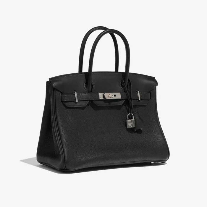 Mirror Quality Hermès Replicas Birkin 3in1 30 Togo/Toile H/Swift Black/Ecru PHW - DLF - Image 4