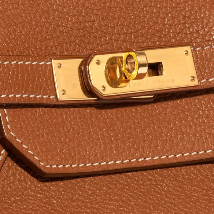 Mirror Quality Hermès Replicas Birkin 40 Togo Gold GHW - DLF - Image 7