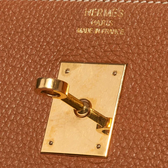Mirror Quality Hermès Replicas Birkin 40 Togo Gold GHW - DLF - Image 6
