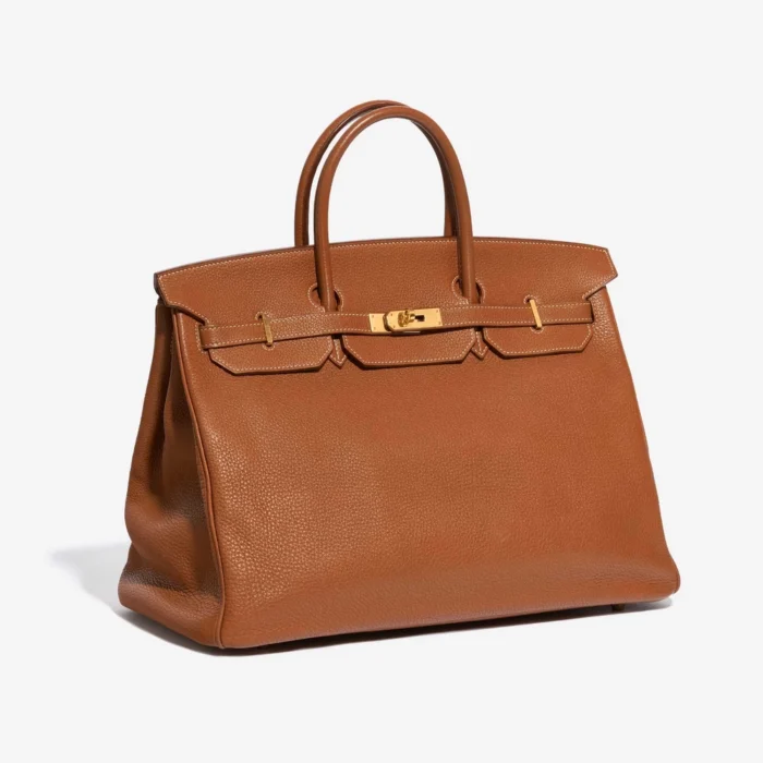 Mirror Quality Hermès Replicas Birkin 40 Togo Gold GHW - DLF - Image 4
