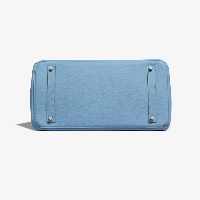 Mirror Quality Hermès Replicas Birkin Candy 35 Epsom Blue Celeste/Blue Mykonos GHW - DLF - Image 3