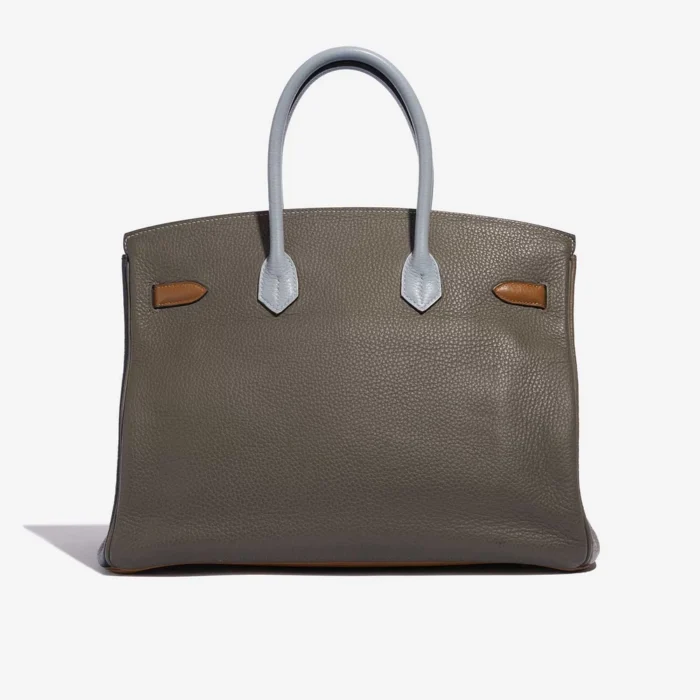 Mirror Quality Hermès Replicas Birkin Harlequin 35 Clemence Ultra Violet/Etain/Bleu Lin/Bleu Obscur/Etoupe/Gold PHW - DLF - Image 2