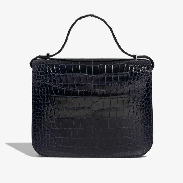 Mirror Quality Hermès Replicas Constance 18 Alligator Blue Marine PHW - DLF - Image 3