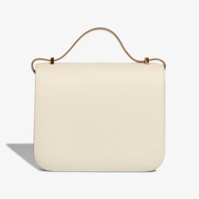 Mirror Quality Hermès Replicas Constance 18 Chevre Mysore Mushroom/Biscuit GHW - DLF - Image 3