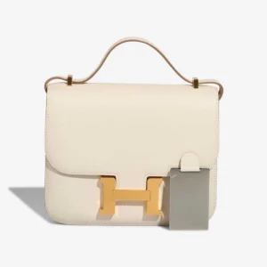 Mirror Quality Hermès Replicas Constance 18 Chevre Mysore Mushroom/Biscuit GHW - DLF