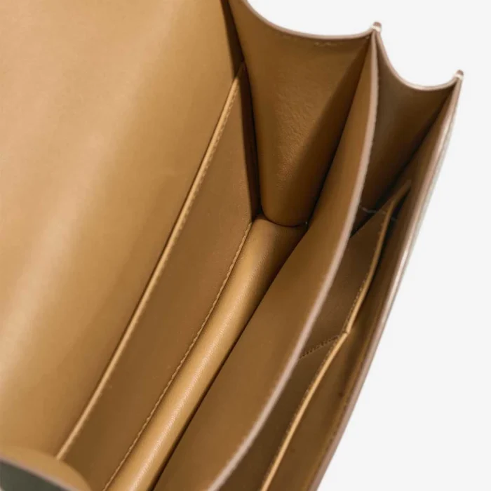 Mirror Quality Hermès Replicas Constance 18 Chevre Mysore Mushroom/Biscuit GHW - DLF - Image 6
