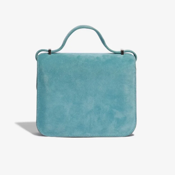 Mirror Quality Hermès Replicas Constance 18 Doblis Suede Blue Atoll PHW - DLF - Image 2