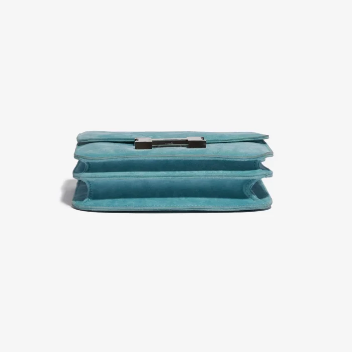 Mirror Quality Hermès Replicas Constance 18 Doblis Suede Blue Atoll PHW - DLF - Image 3