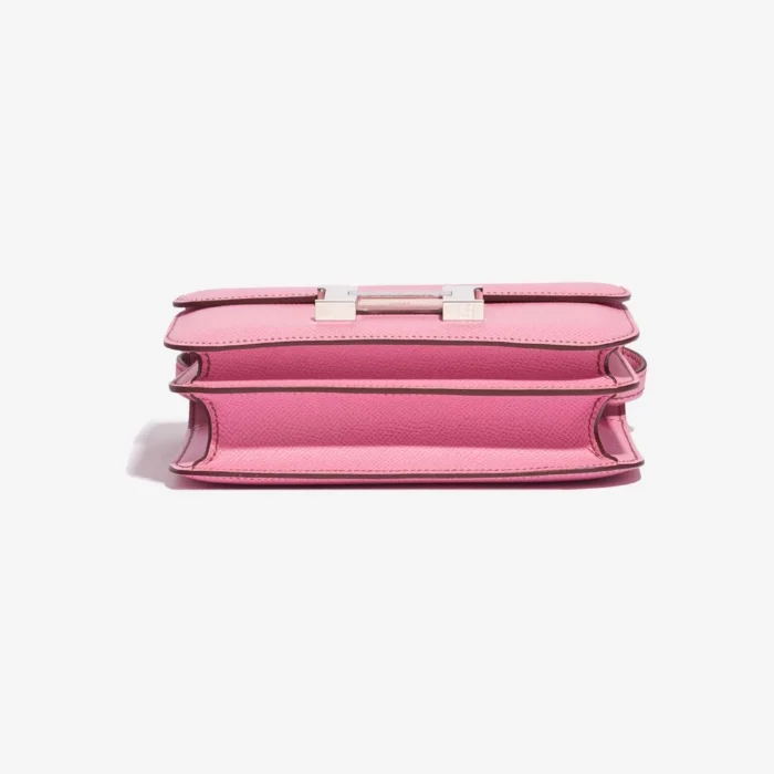 Mirror Quality Hermès Replicas Constance 18 Epsom 5P Bubblegum PHW - DLF - Image 3